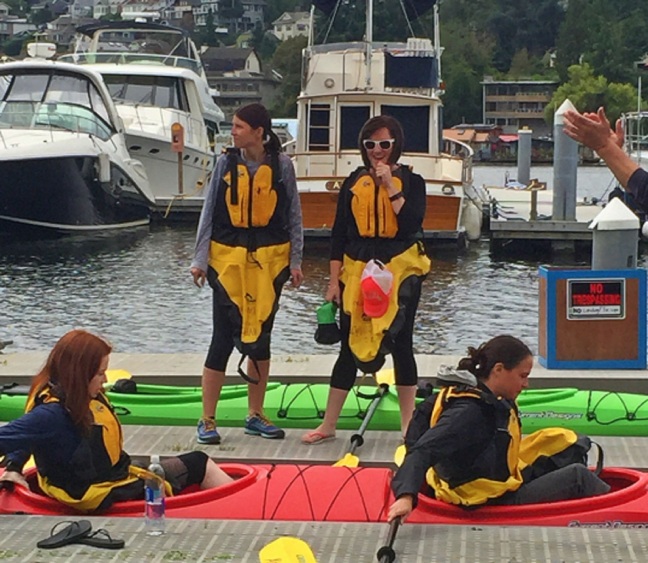 Natasha and Diane settle in the kayak_edited 2